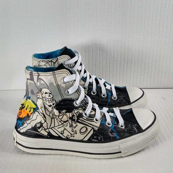 Converse | Shoes | Converse Chuck Taylor Hi Skeleton Dj Size 7 | Poshmark